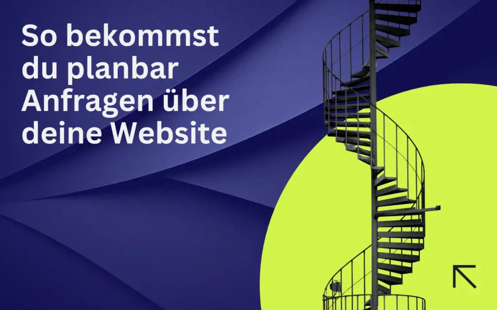 Deine Website als System für planbare Anfragen als Coach - Symbolbild